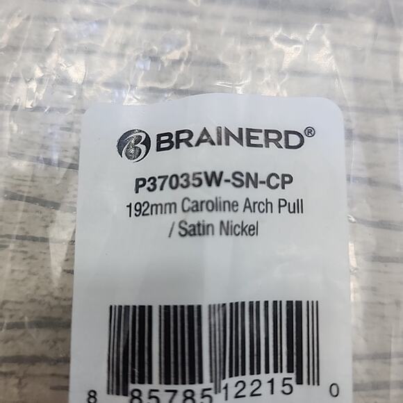 Brainerd Caroline 192mm Satin Nickel Arch Cabinet Pull 2Pack [94] - Picture 8 of 10